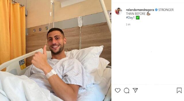 Mandragora, il post sui social dopo l’operazione: “Più forte di prima”