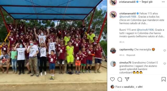 Torino, gli auguri dei bambini dalla Colombia: “Alé Toro!” – VIDEO