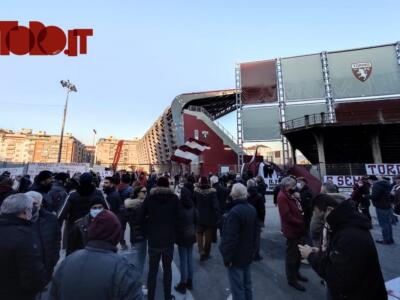 Manifestazione al Filadelfia: parlano Patrignani e Marengo, contestato Cairo