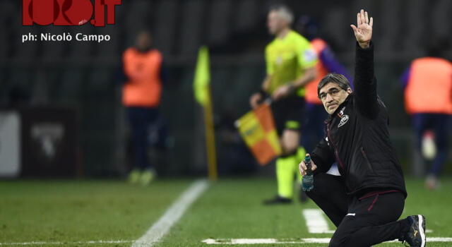 Cinque partite di fila senza vittorie: al Toro di Juric non era mai successo