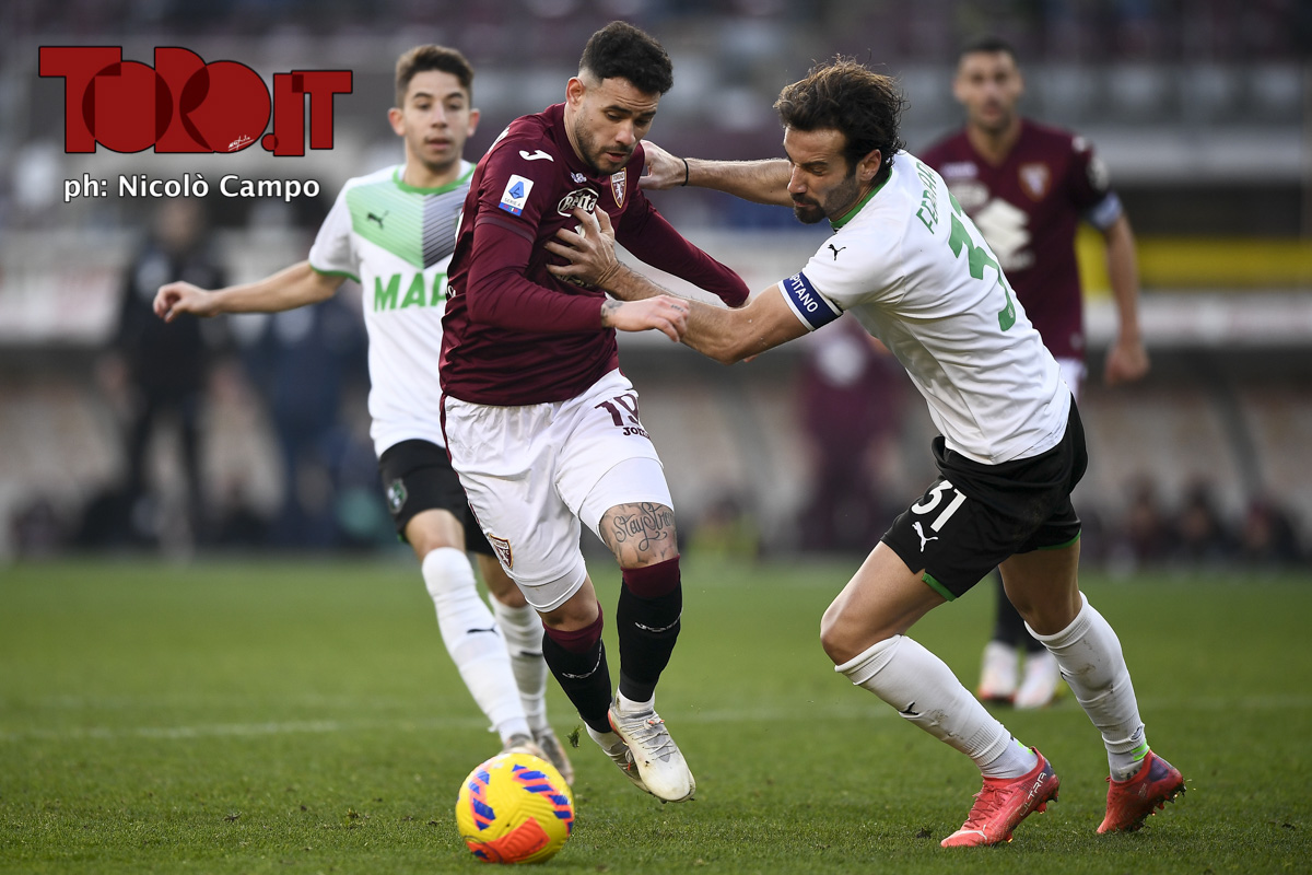 Sanabria e Ferrari in Torino-Sassuolo