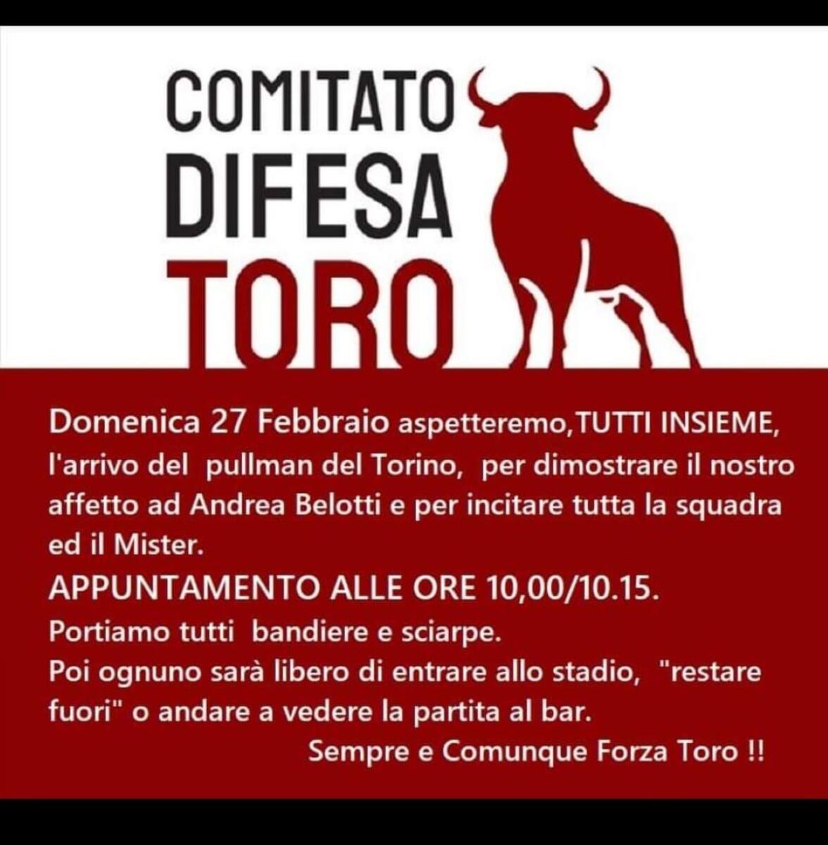 Locandina Comitato Difesa Toro