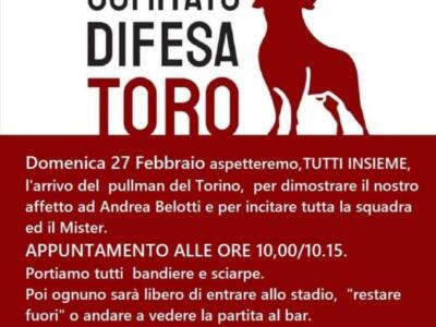 Belotti, il sostegno dei tifosi prima del Cagliari: “Tutti ad aspettare il pullman del Toro”