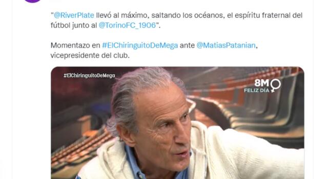 Torino e River, il racconto dell’amicizia in una tv spagnola: e il dirigente del Mas Grande si commuove