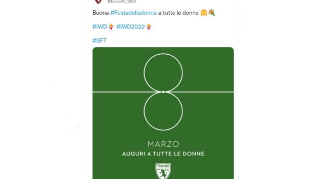 8 marzo, è la Giornata della Donna: gli auguri del Toro