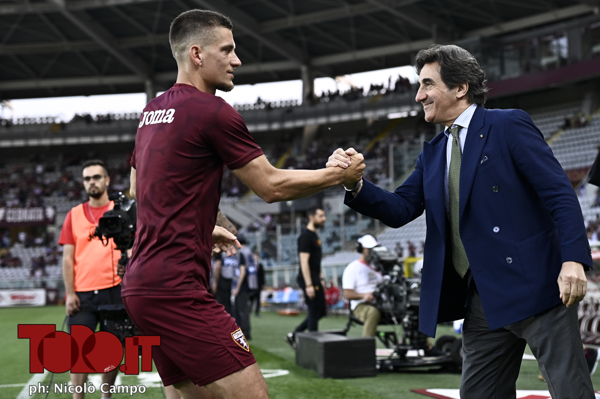 Dennis Praet e Urbano Cairo