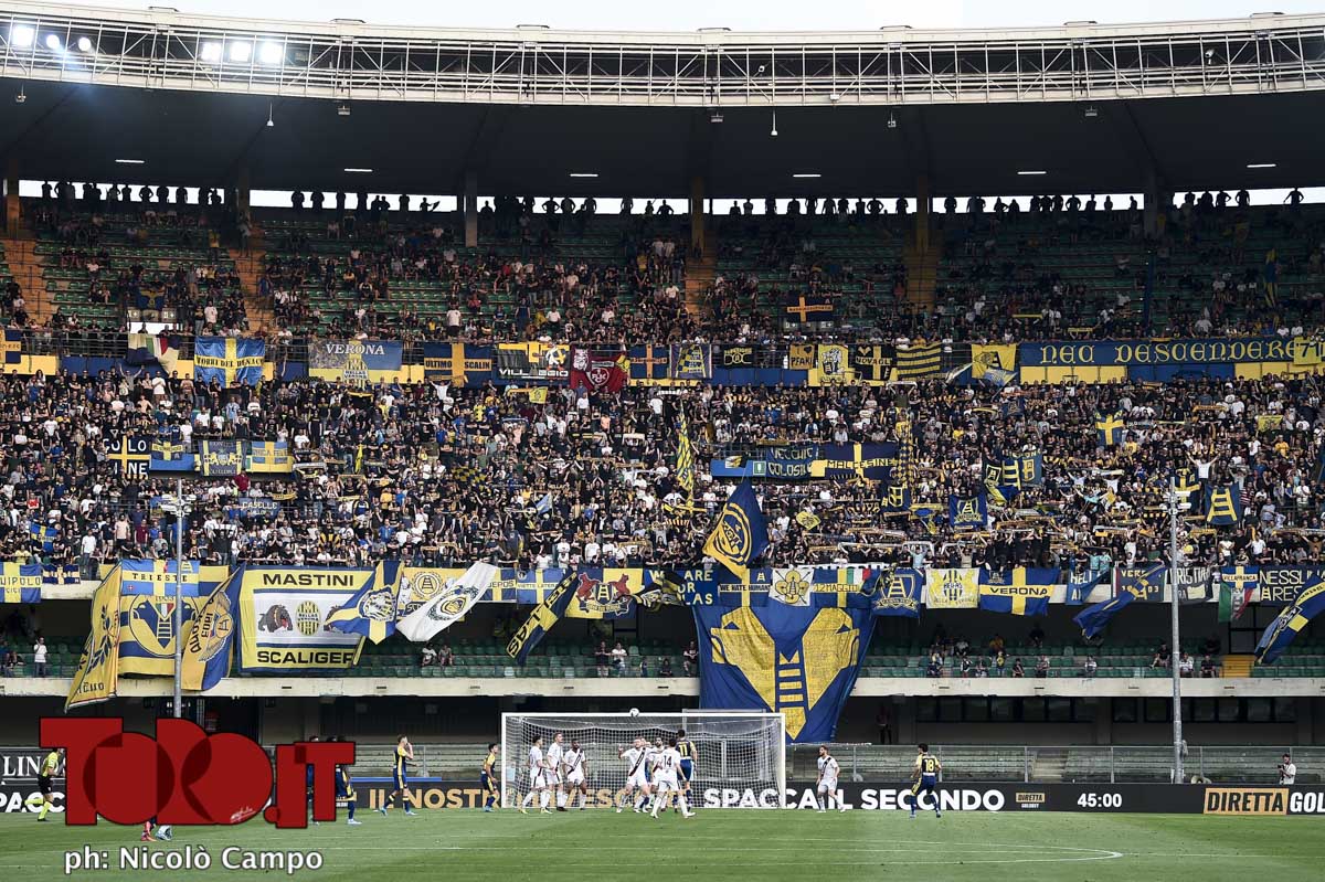 Stadio Bentegodi, curva del Verona