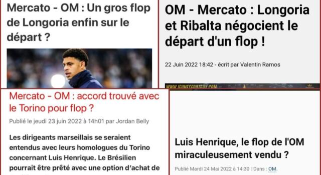 Luis Henrique, in Francia i giornali lo definiscono “un flop dell’OM”