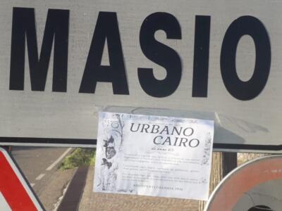 Cairo contestato: a Masio compaiono dei manifesti funebri