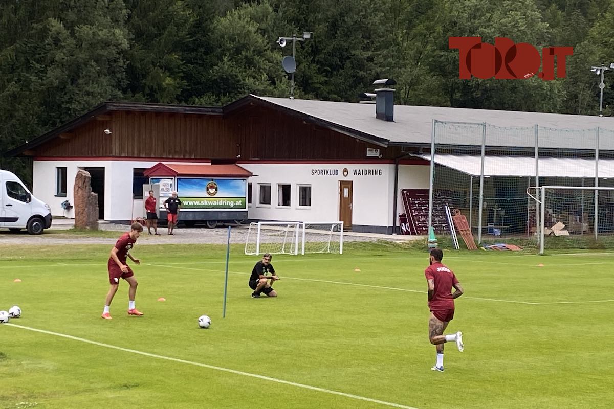 Juric, allenamento a Warming