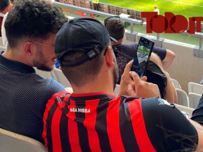 La lite Juric-Vagnati fa il giro del mondo: a Nizza i tifosi guardano il video sullo smartphone