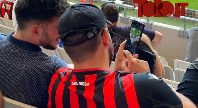 La lite Juric-Vagnati fa il giro del mondo: a Nizza i tifosi guardano il video sullo smartphone