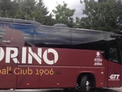 Disavventura per il Torino: guasto al pullman alla partenza per Milano