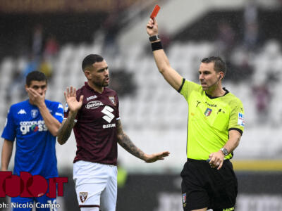 Torino-Empoli, grave errore per Fourneau: lo salva il Var