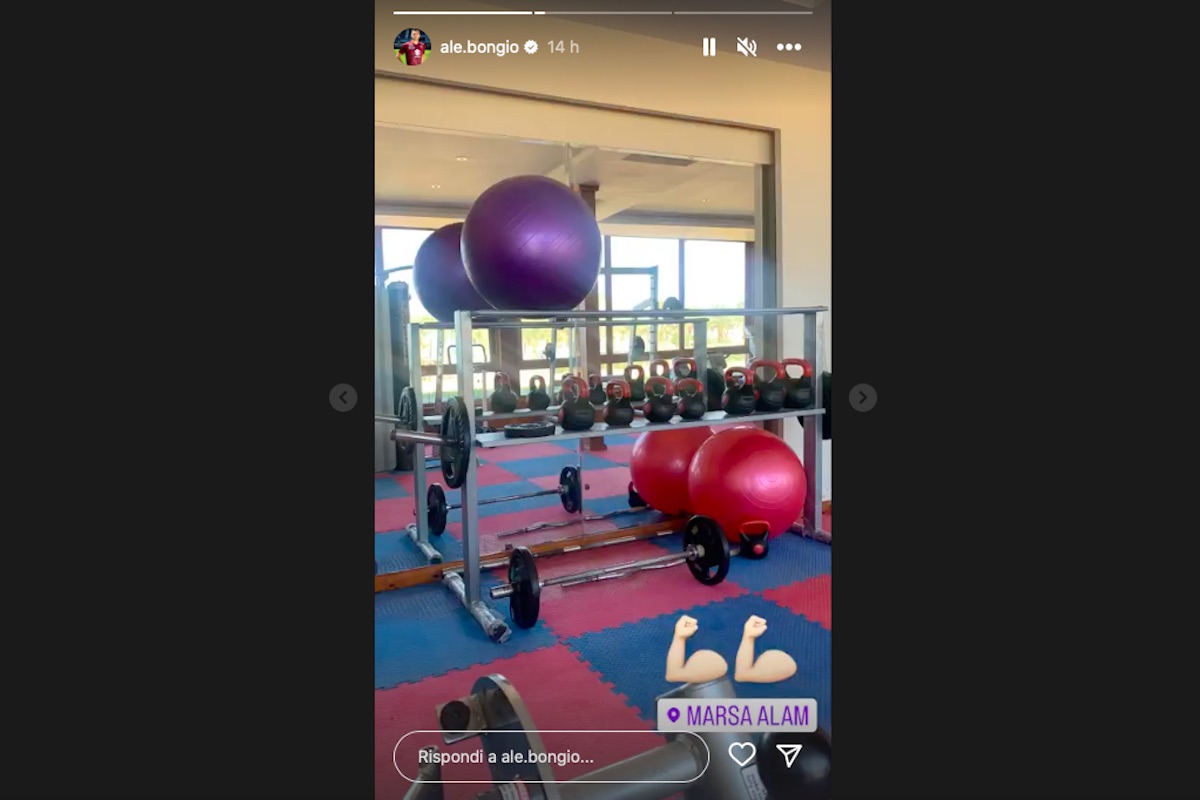 Post Buongiorno, allenamenti in Egitto