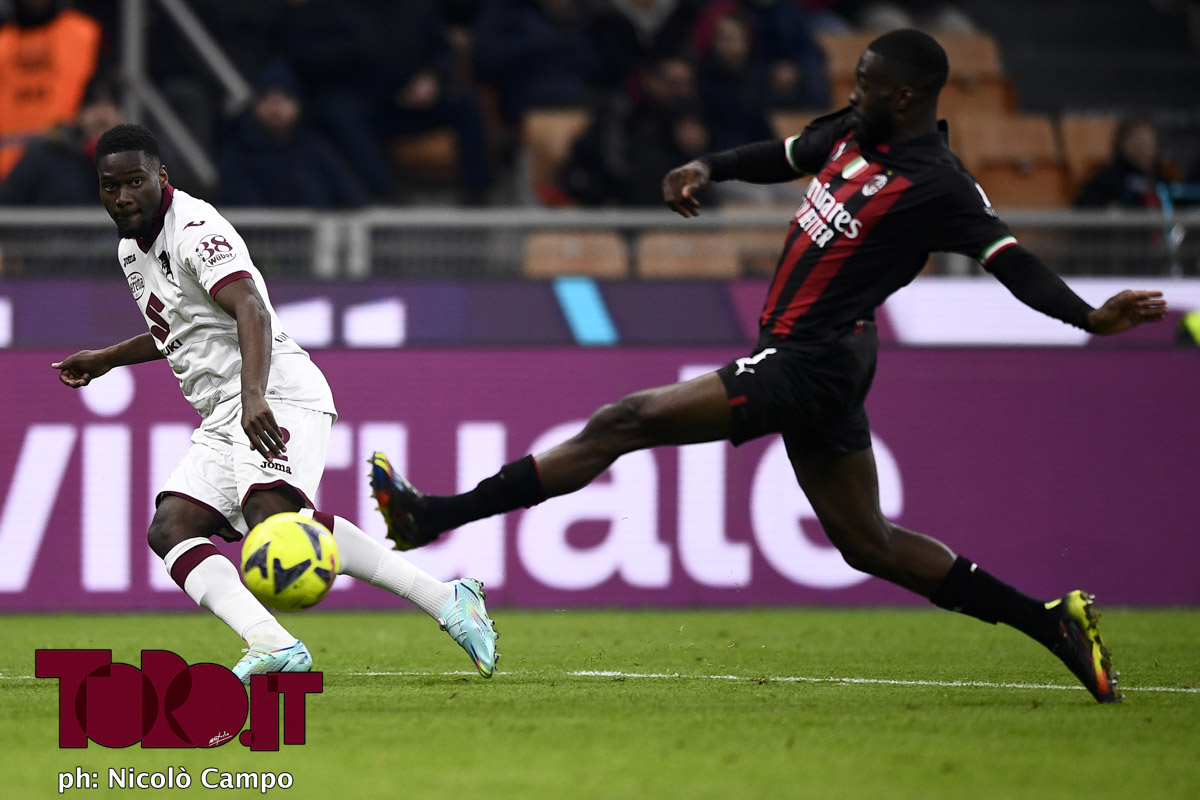 Brian Bayeye in Milan-Torino