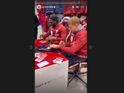 Aina e Zima incontrano i tifosi: foto e autografi al Torino FC Store