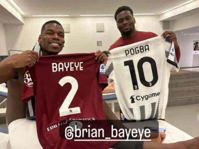 Bayeye: scambio di maglia e risate con Pogba a fine partita