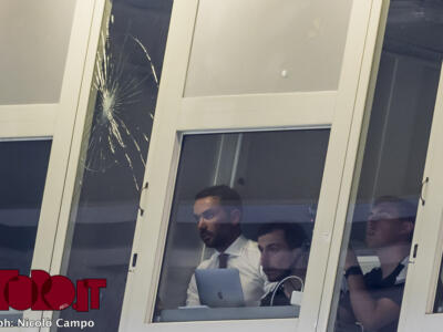 Torino-Monza, Palladino spacca il vetro del box in tribuna