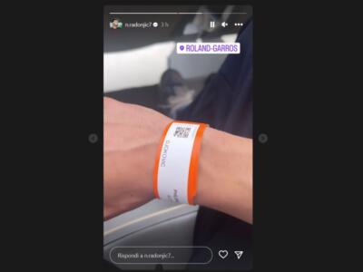 Torino, Radonjic vola in Francia per tifare Djokovic al Roland Garros | FOTO