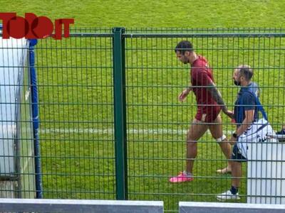 Torino, brutta botta per Pellegri: è costretto a lasciare il campo con il ghiaccio