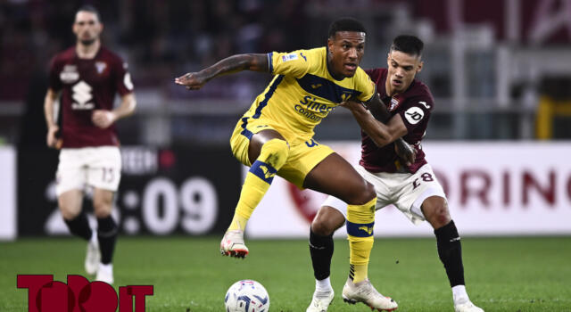 Gol da fuori area, dal ritorno comanda il Verona. Toro a secco
