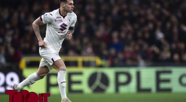 Le ultime dal Grande Torino:  Tameze  in difesa, davanti la coppia Zapata-Pellegri