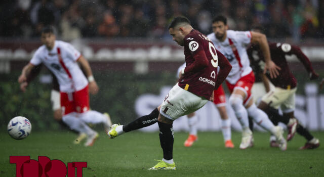Torino, il dato sui rigori a favore: 2 contro i 9 del Frosinone