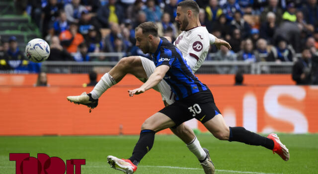 Il Toro dura solo un tempo, poi è spettatore della festa dell’Inter