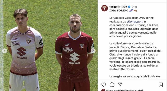 Torino, svelate le divise per le amichevoli estive / FOTO