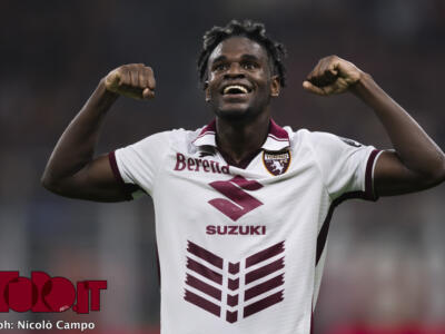 Torino, Zapata ha svolto una parte dell’allenamento con il gruppo