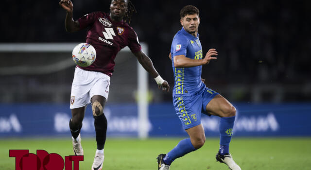 Le statistiche di Empoli-Torino: gara equilibrata, Adams ha fatto la differenza