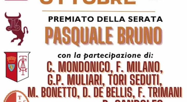 Toro Club Valfenera: giovedì 3 ottobre terza edizione del premio “Baffo d’Oro”