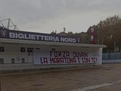 Zapata, fuori dal Grande Torino: “La Maratona è con te!”