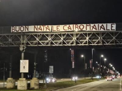 “Buon Natale Cairo …”: lo striscione contro il presidente del Toro