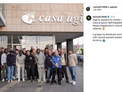 Torino in visita ai pazienti di UGI e del Regina Margherita