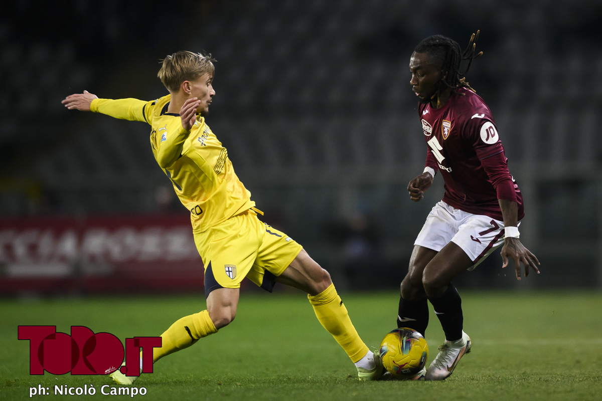 Yann Karamoh e Pontus Almqvist in Torino-Parma