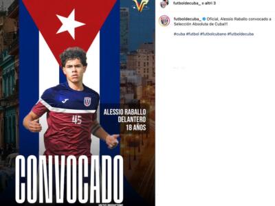 L’ex Primavera Raballo convocato da Cuba