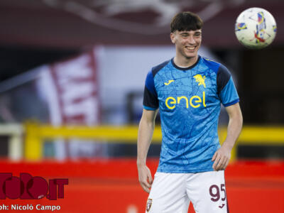 La Juve Stabia celebra Cacciamani: “Formidable”