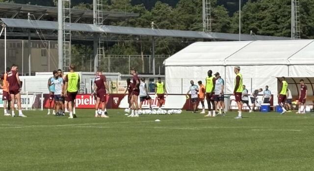 L’allenamento: esercitazioni tattiche, per Zapata lavoro differenziato