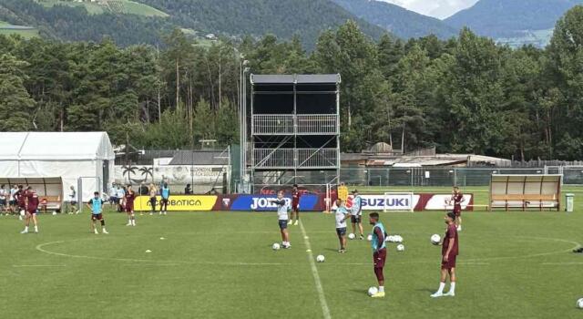L’allenamento a Prato allo Stelvio: Zapata col gruppo, c’è anche Ngonge
