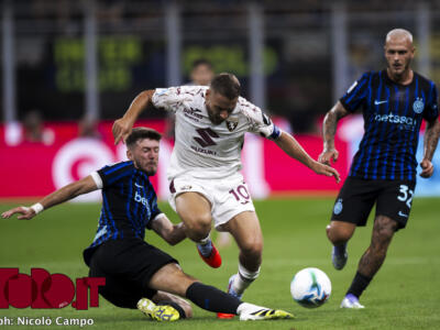 Torino-Inter, le statistiche: anche i dati avallano il risultato di parità