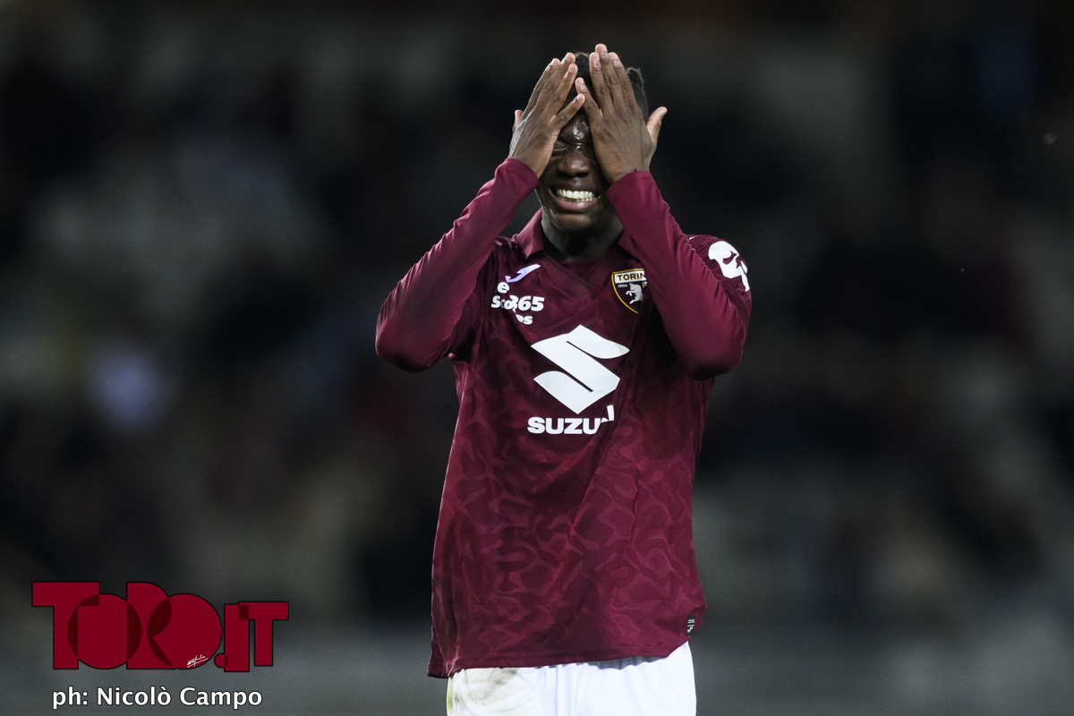 Cremonese-Torino: ecco perchè Njie è stato sostituito