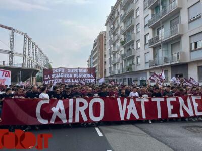 La contestazione a Cairo: 5000 in marcia dal Fila allo stadio