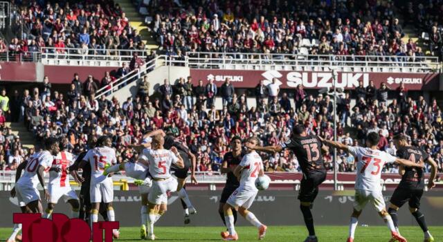 Torino, prima rimonta in otto giornate: i tre punti pesano di più