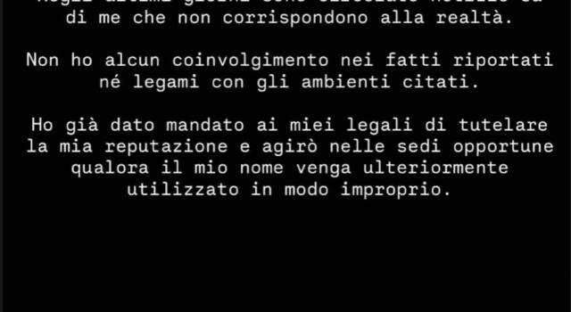 Pedersen: “Nessun coinvolgimento nei fatti riportati”