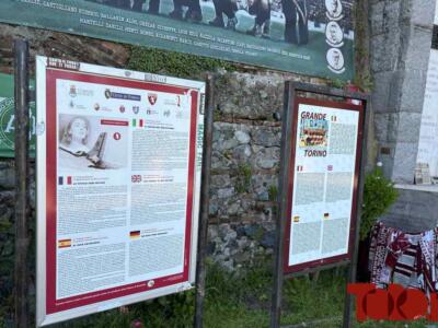 Torino, riparato il totem vandalizzato sul colle di Superga