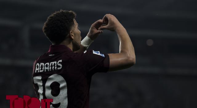 Torino, per Adams debutto al Mondiale nella notte italiana