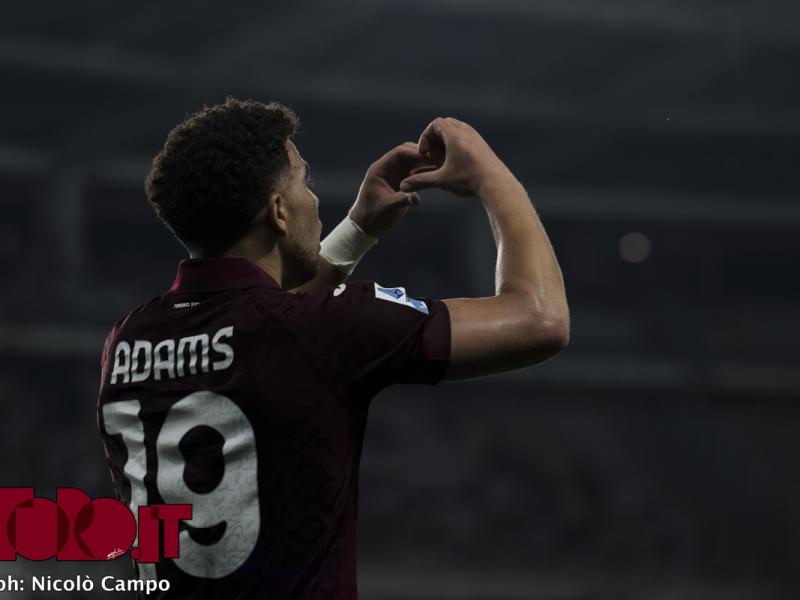 Torino, per Adams debutto al Mondiale nella notte italiana