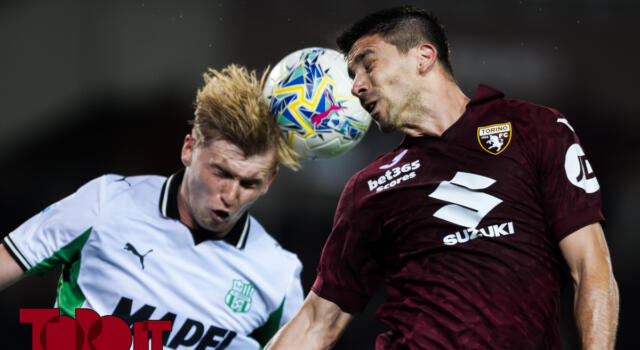 Torino-Sassuolo, le statistiche: partita molto equilibrata ma granata cinici